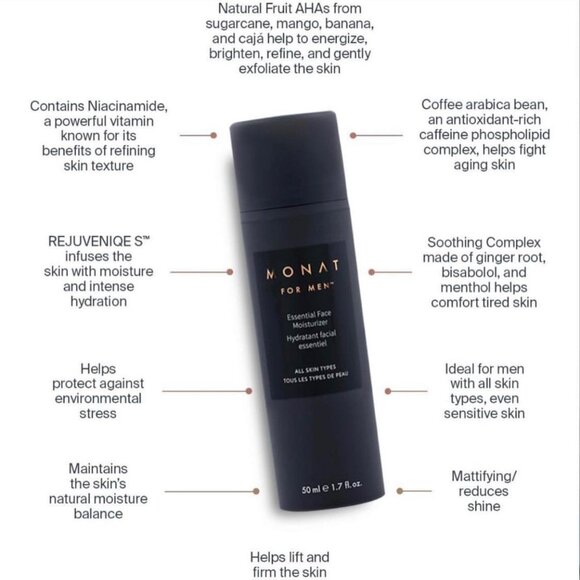 Essential Face Moisturizer for Men by Monat - Picture 5 of 5